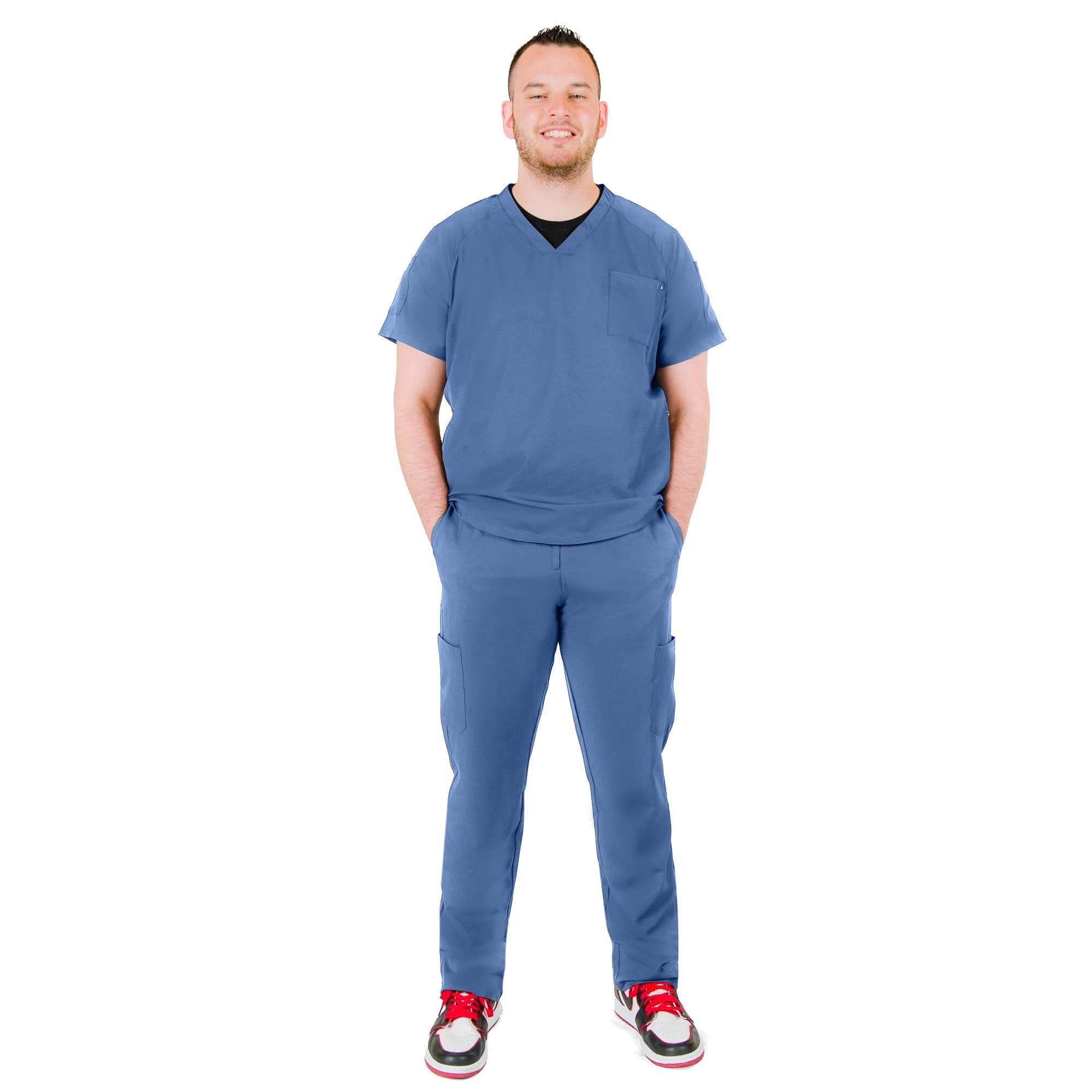 Men's Sunrise Uniforms Basic Classic scrubs set (Standard top