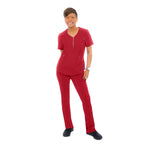 Load image into Gallery viewer, Comfy Gold Zipper, Women&#39;s Scrub Set W103
