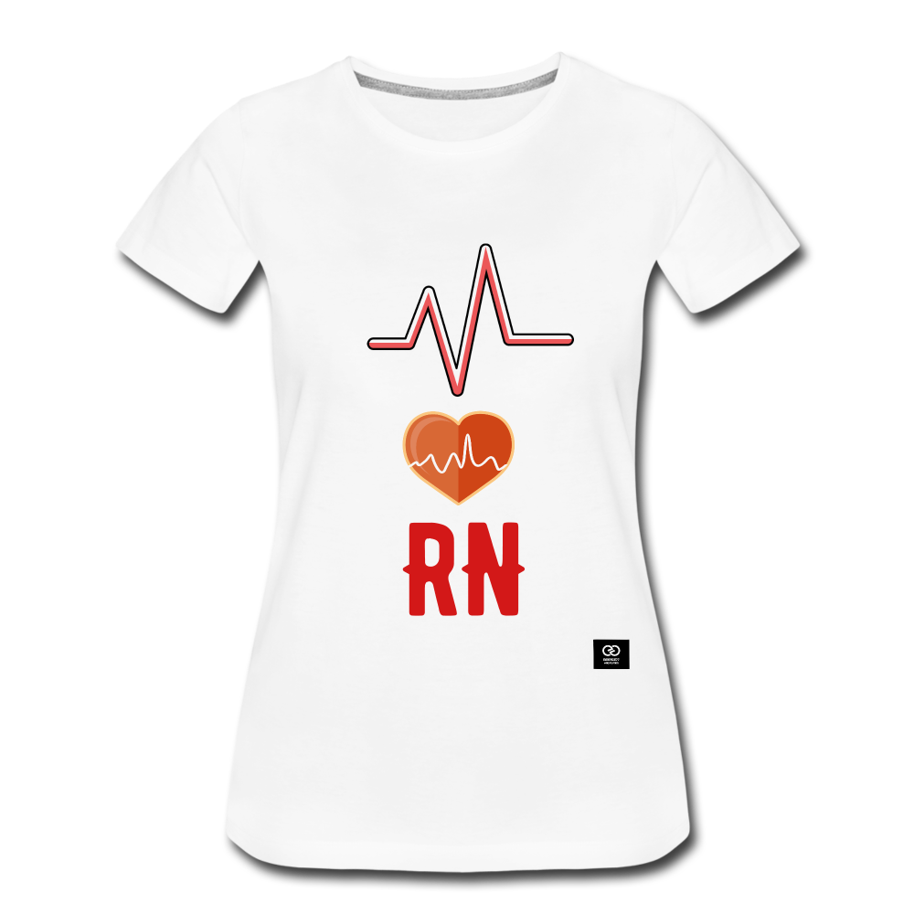 RN Women’s Premium T-Shirt - white