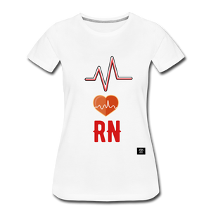 RN Women’s Premium T-Shirt - white