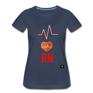 RN Women’s Premium T-Shirt - navy