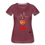Load image into Gallery viewer, RN Women’s Premium T-Shirt - heather burgundy
