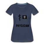 Load image into Gallery viewer, Physician Women’s Premium T-Shirt - navy
