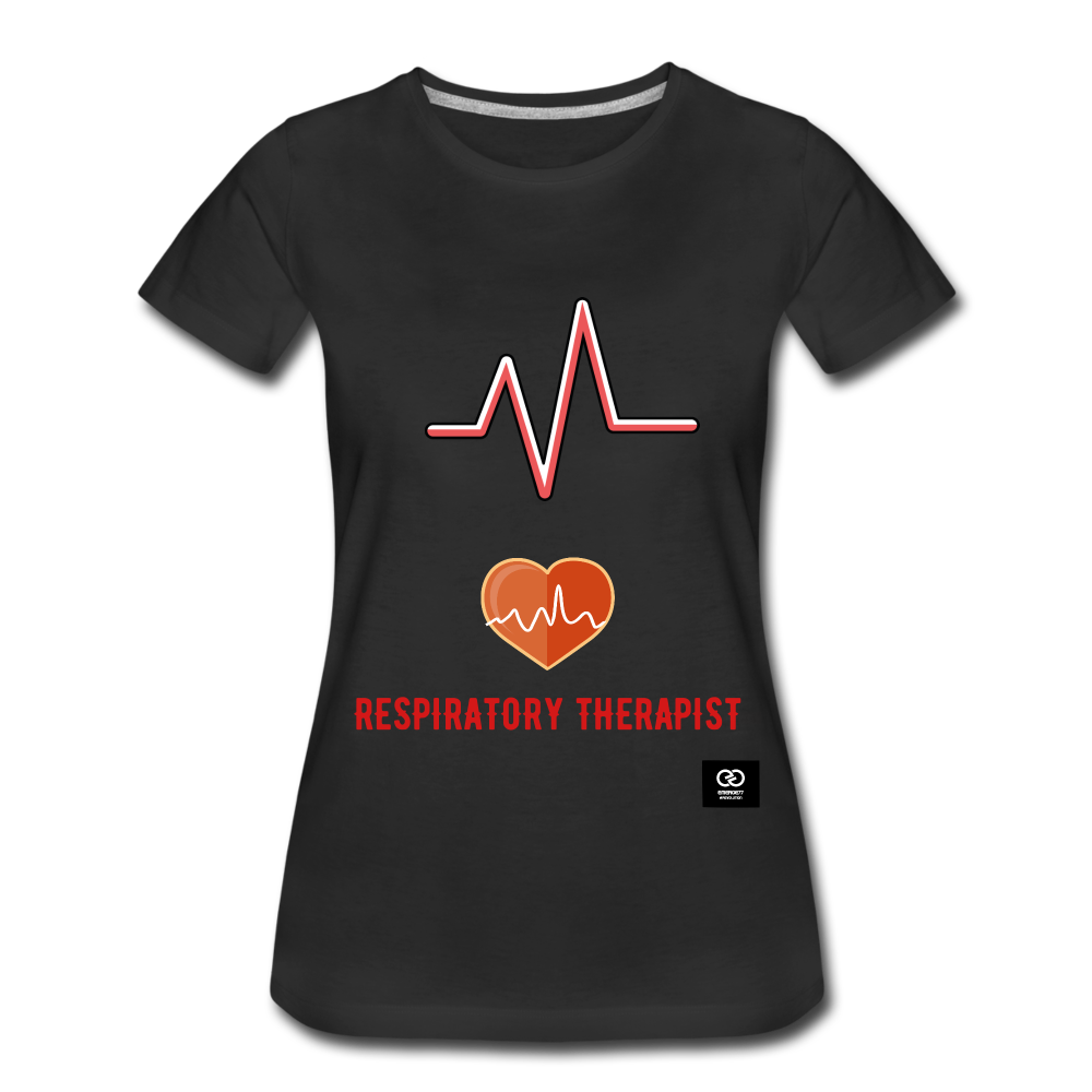 Respiratory Therapist Women’s Premium T-Shirt - black