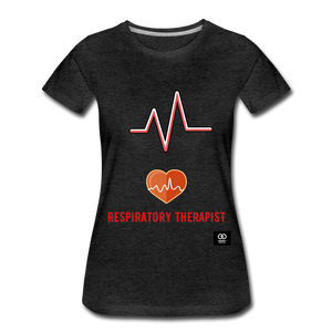 Respiratory Therapist Women’s Premium T-Shirt - charcoal gray