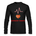 Load image into Gallery viewer, Respiratory Therapist Men&#39;s Long Sleeve T-Shirt by Next Level - black
