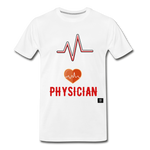 Load image into Gallery viewer, Physician Men&#39;s Premium T-Shirt - white
