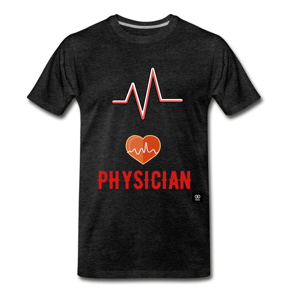 Physician Men's Premium T-Shirt - charcoal gray
