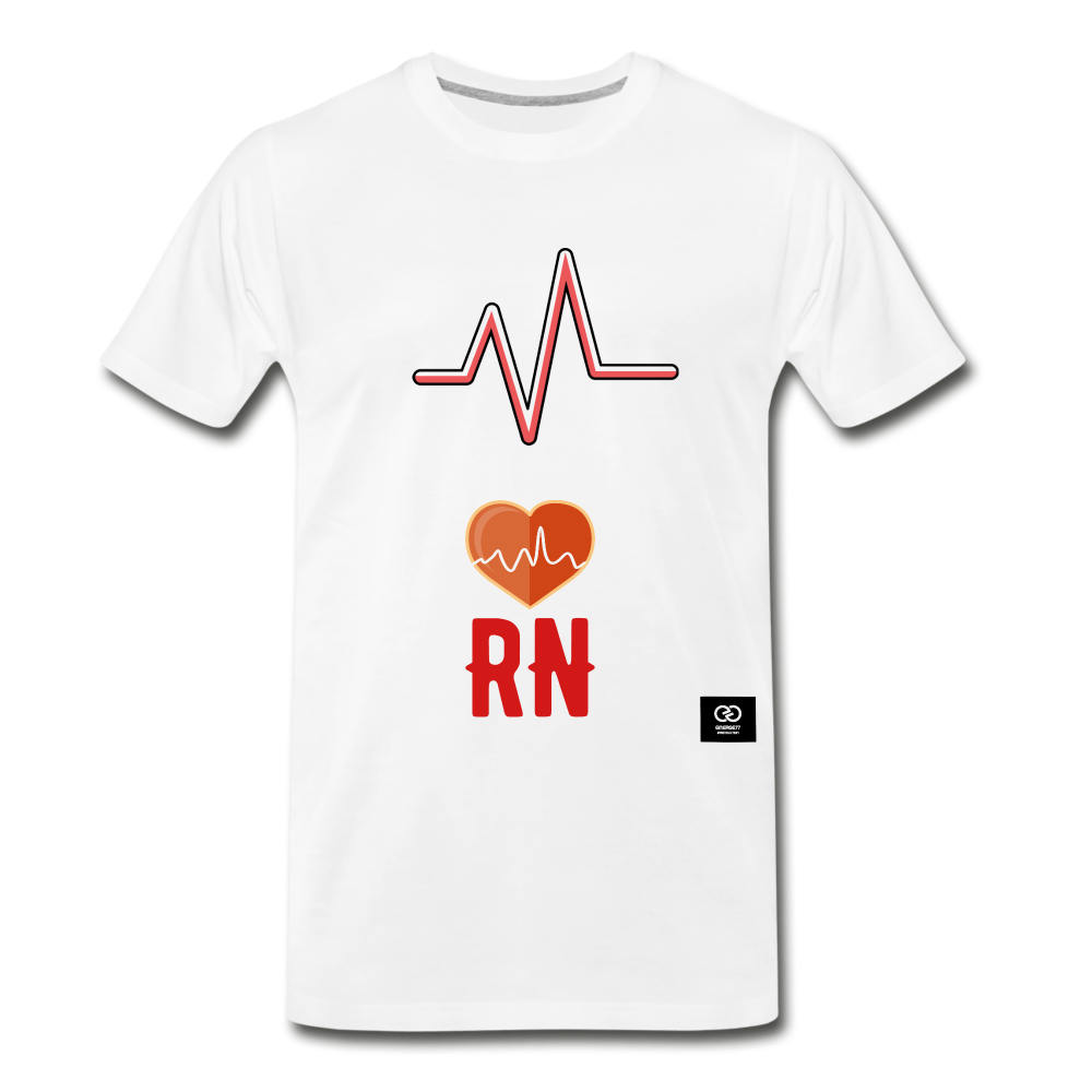 RN Men's Premium T-Shirt - white