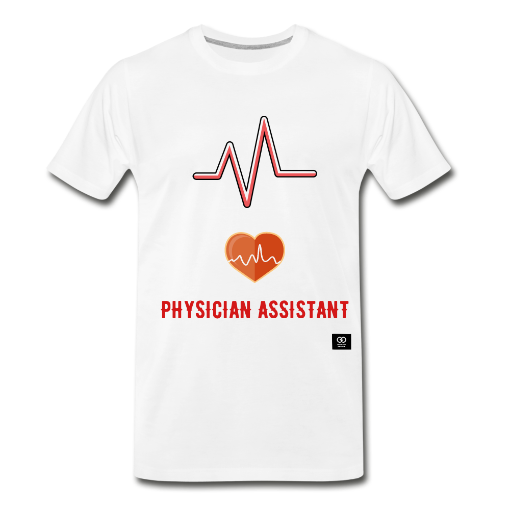 Physician Assistant Men's Premium T-Shirt - white