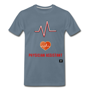 Physician Assistant Men's Premium T-Shirt - steel blue