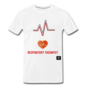 Respiratory Therapist Men's Premium T-Shirt - white