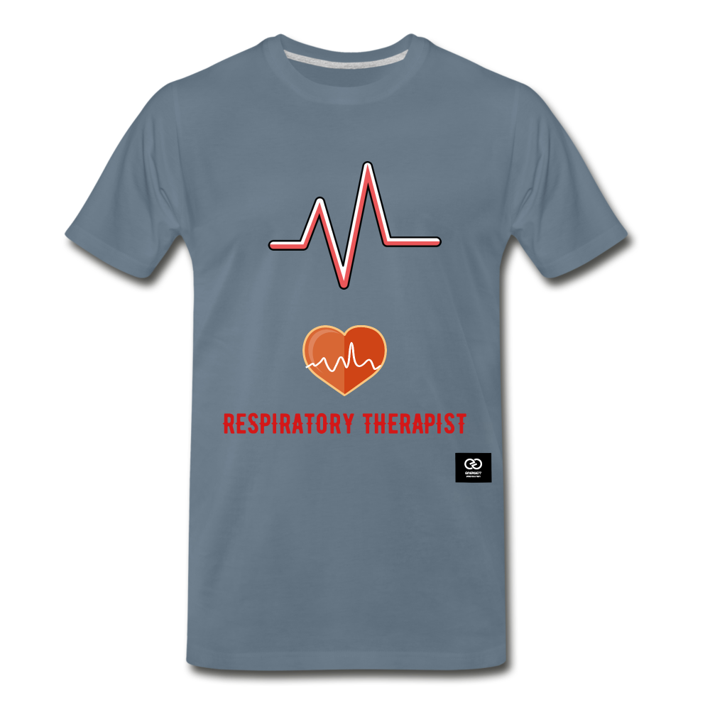 Respiratory Therapist Men's Premium T-Shirt - steel blue