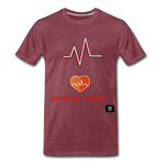 Load image into Gallery viewer, Respiratory Therapist Men&#39;s Premium T-Shirt - heather burgundy
