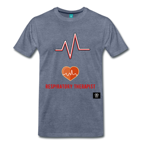 Respiratory Therapist Men's Premium T-Shirt - heather blue