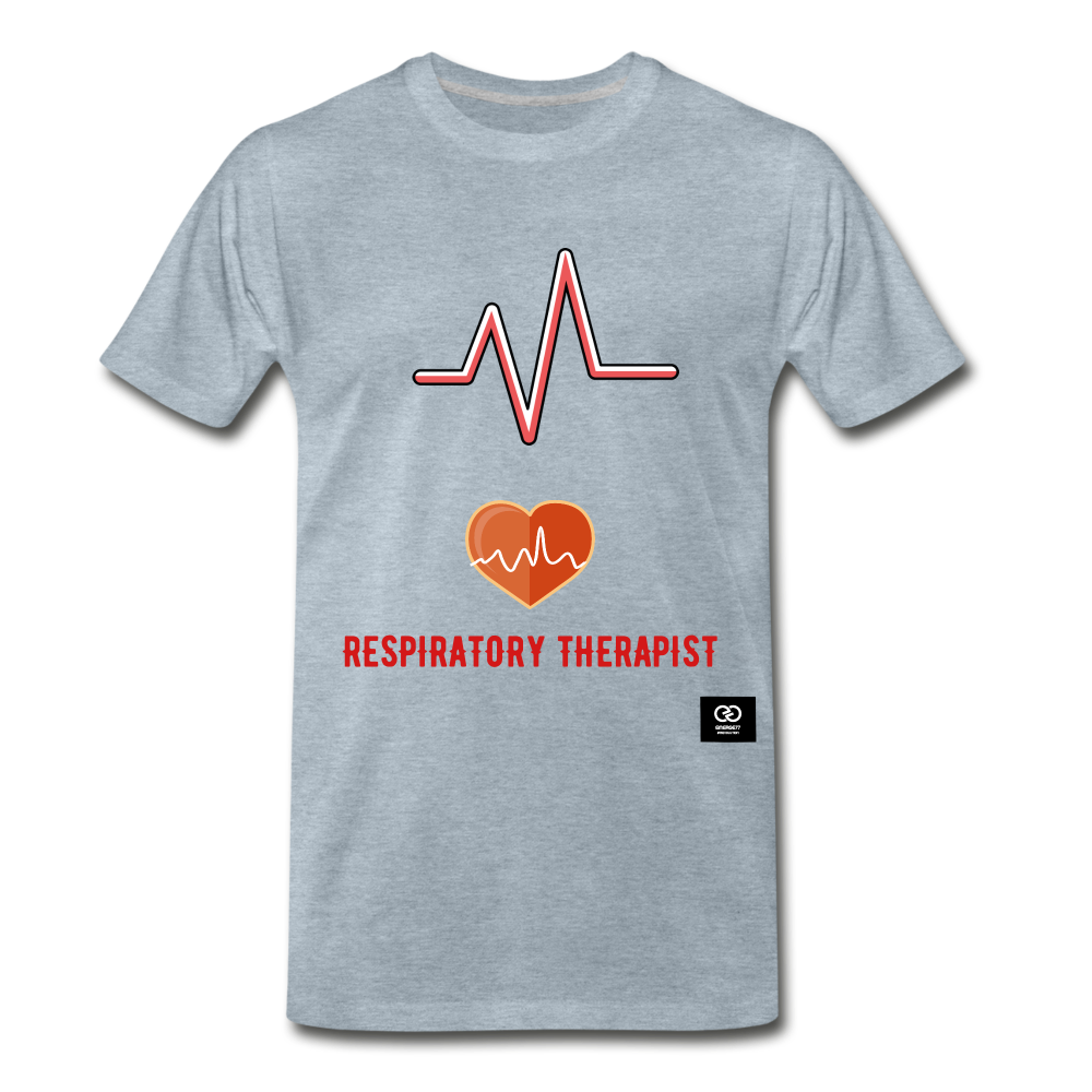 Respiratory Therapist Men's Premium T-Shirt - heather ice blue