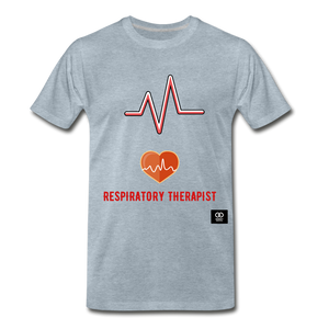 Respiratory Therapist Men's Premium T-Shirt - heather ice blue