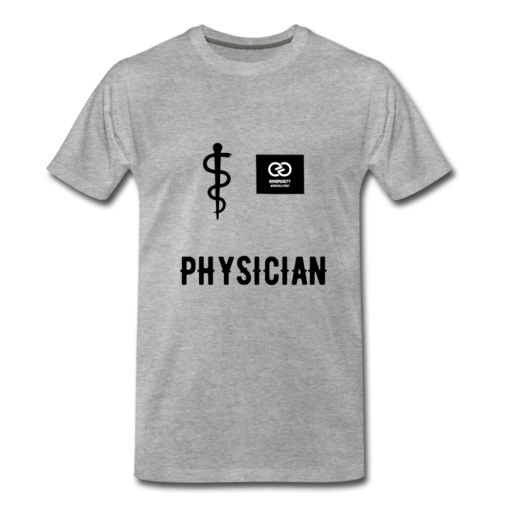 Physician Men's Premium T-Shirt - heather gray