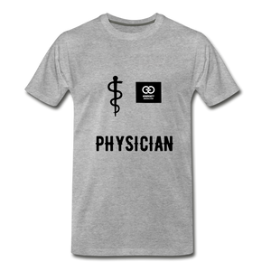 Physician Men's Premium T-Shirt - heather gray