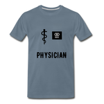 Load image into Gallery viewer, Physician Men&#39;s Premium T-Shirt - steel blue
