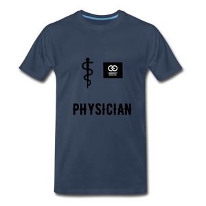 Physician Men's Premium T-Shirt - navy