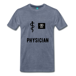 Load image into Gallery viewer, Physician Men&#39;s Premium T-Shirt - heather blue
