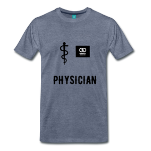 Physician Men's Premium T-Shirt - heather blue