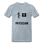 Load image into Gallery viewer, Physician Men&#39;s Premium T-Shirt - heather ice blue
