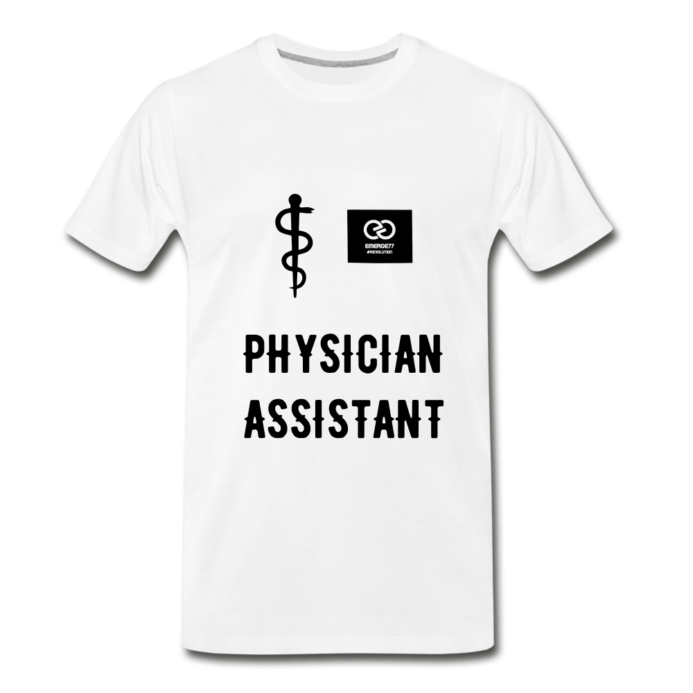 Physician Assistant Men's Premium T-Shirt - white