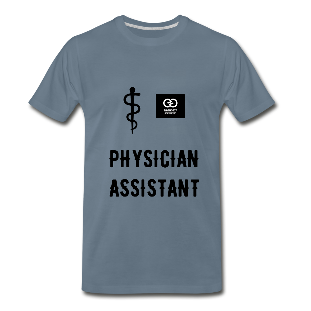 Physician Assistant Men's Premium T-Shirt - steel blue