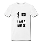 Load image into Gallery viewer, I Am A Nurse Men&#39;s Premium T-Shirt - white
