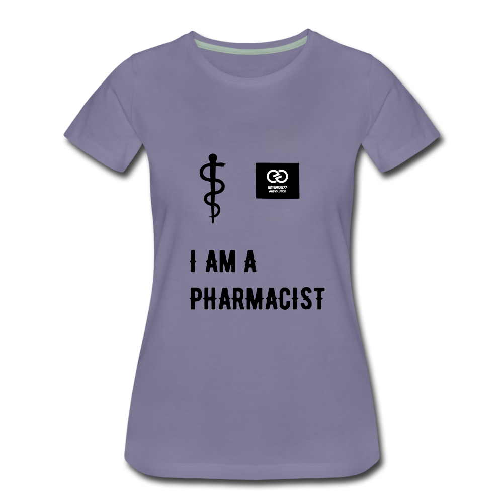 I Am A Pharmacist Women’s Premium T-Shirt - washed violet