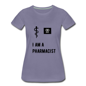 I Am A Pharmacist Women’s Premium T-Shirt - washed violet