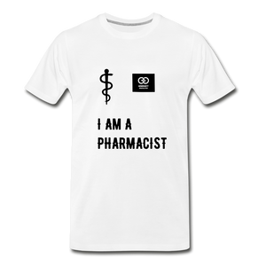 I Am A Pharmacist Men's Premium T-Shirt - white