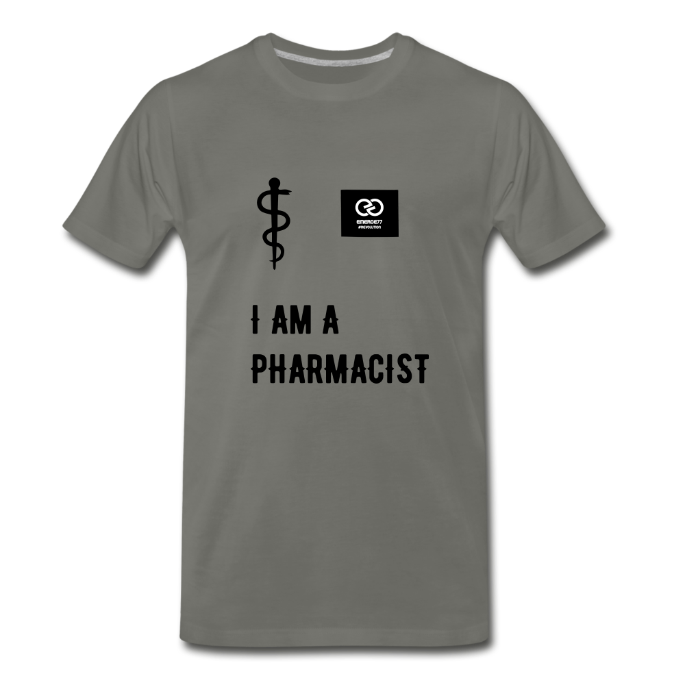 I Am A Pharmacist Men's Premium T-Shirt - asphalt gray