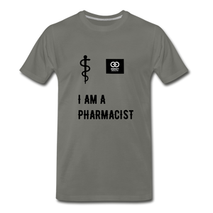 I Am A Pharmacist Men's Premium T-Shirt - asphalt gray