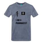 Load image into Gallery viewer, I Am A Pharmacist Men&#39;s Premium T-Shirt - heather blue
