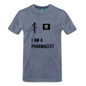 I Am A Pharmacist Men's Premium T-Shirt - heather blue