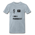 Load image into Gallery viewer, I Am A Pharmacist Men&#39;s Premium T-Shirt - heather ice blue
