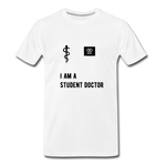 Load image into Gallery viewer, I Am A Student Doctor Men&#39;s Premium T-Shirt - white

