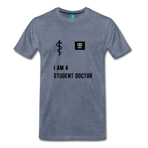 I Am A Student Doctor Men's Premium T-Shirt - heather blue