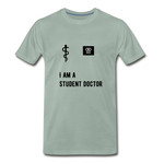 Load image into Gallery viewer, I Am A Student Doctor Men&#39;s Premium T-Shirt - steel green
